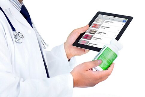 Doctor examines a cure for prostatitis