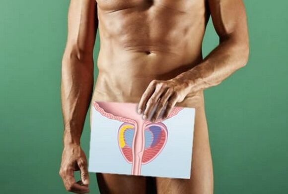 A man suffers from prostatitis