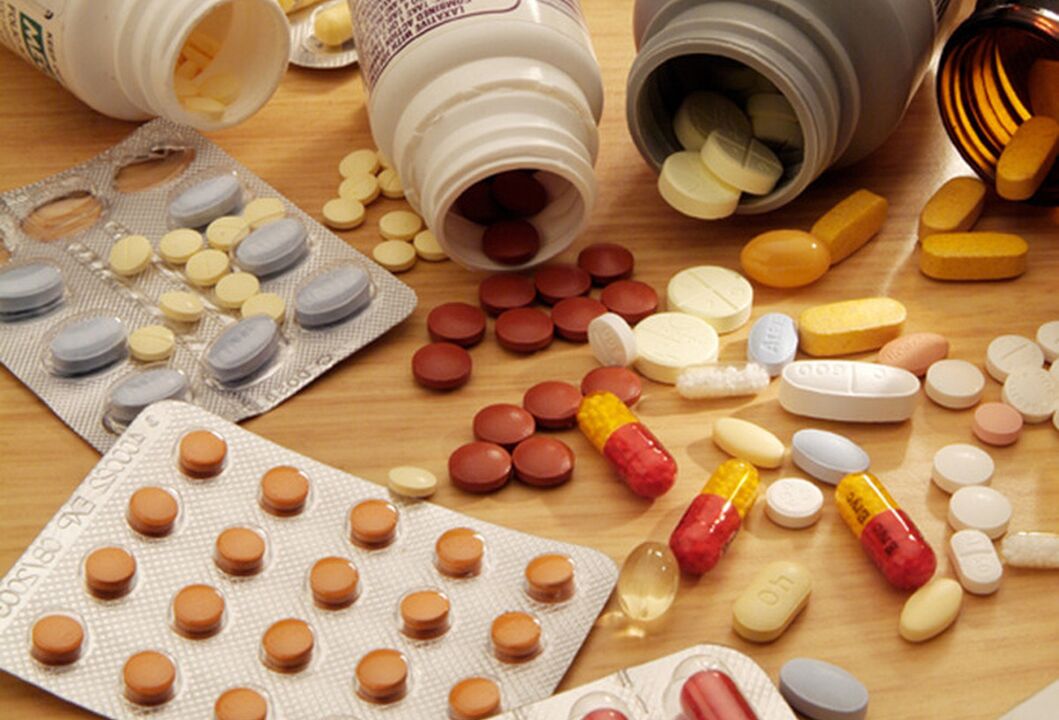 A variety of drugs used to treat prostatitis